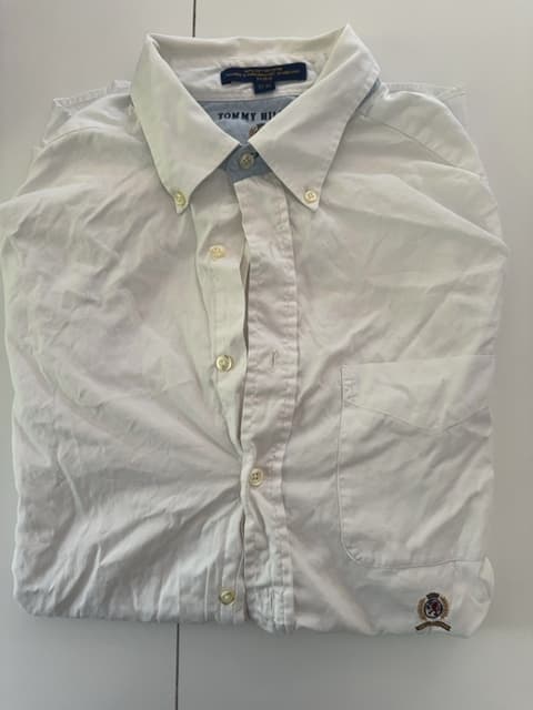 Chemise Tommy Hilfiger Blanche ✨ 100% Coton