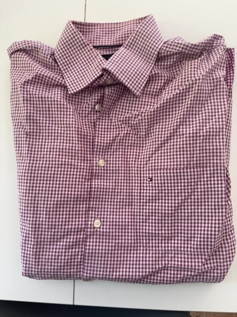 Chemise Tommy Hilfiger Tailored Rose à Carreaux ✨