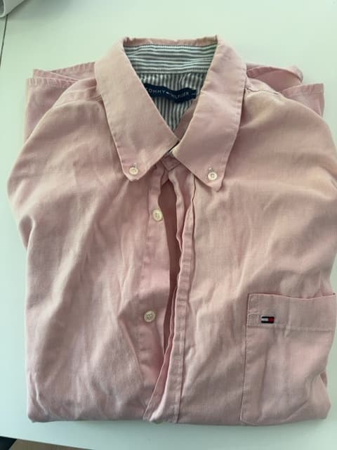 Chemise Tommy Hilfiger Rose 🌸 T.L - Parfait État