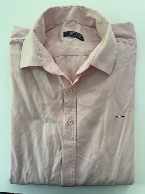 Chemise Tommy Hilfiger Rose Poudré XXL ✅